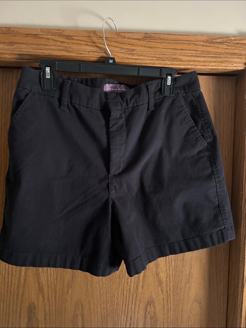 Gloria Vanderbilt Black Everyday Shorts- 5” inseam Size 12- Like New